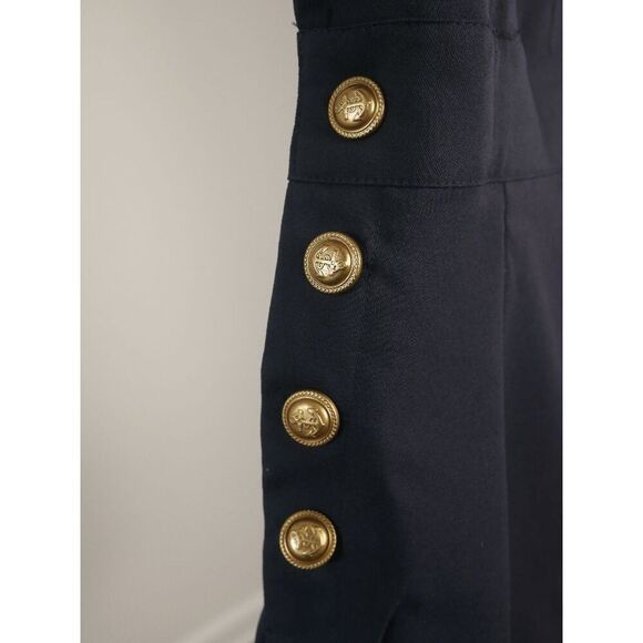 Plus Size Navy Romper 4X – Unique Vintage Tie Back – Retro Style - Picture 5 of 7